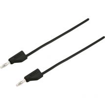 MSB-300 Messleitung Lamellenstecker 4 mm Lamellenstecker 4 mm 2.00 m Schwarz 1 St. - Voltcraft