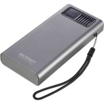 Pb PD65WLCD-20000 Powerbank (batterie supplémentaire) 20000 mAh Fast Charge, Power Delivery 2.0 LiPo gris métalisé R249422 - Voltcraft
