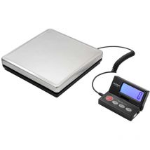 Voltcraft - PLS-205S Balance à plate-forme Plage de pesée (max.) 50 kg Lisibilité 1 g sur secteur, à pile(s) acier inoxyd