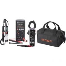 Voltcraft - VC-12884330+VC-8466760-Set Kit di strumenti di misura industriale digitale Data logger cat iii 1000 v, cat iv