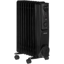 Radiateur À Bain D'Huile 9 Ailettes 2000w Noir