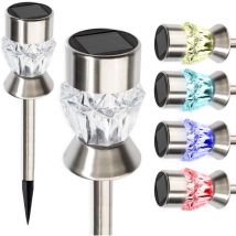 Lampka solarowa solarowa solar nierdzewna - Volteno