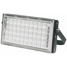 Volteno - Reflector led 40W Negro 2800lm, iluminación eficiente y resistente, ideal para exteriores e interiores