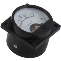 Kkmoon - Voltmètre rond à cadran analogique en abs Jauge précise pour mesurer SO-45 ac 0-300 v