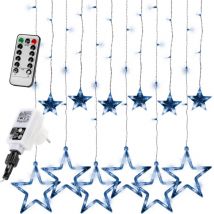 Tenda luminosa a led per interni ed esterni, IP44, modello e colore a scelta, telecomando - Voltronic