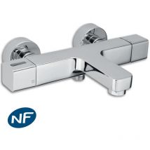 Huber - Mitigeur bain-douche thermostatique Voluto chrome