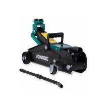 Cric per autoMartinetto 2000kg. Altezza massima 33cm. Incluso manico di sollevamento - Vonroc