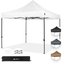 Vonroc - Faltpavillon 3x3 M – Weiß - Wasserfest