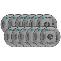 Jeu de disques de coupe - ø 76mm - 12 pcs - pour AG507DC et compatible universel - Vonroc
