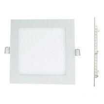 Europalamp - LED-Einbauleuchte Quadrat Etra-Platte 6W - Kaltes Weiß 6000K