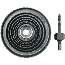22572 - El agujero consideró ajustado 38-127mm / 9pcs - Vorel