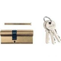 Cylindre serrure 62 mm 3 clés laiton 31/31 yato 77200
