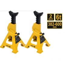 Vorel - 80309, gato hidráulico y caballete para vehículo, peso 4,5 kg, 2 piezas por paquete, ideal para mantenimiento y reparación de vehículos.