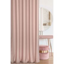 Vorhang 140x250 Avinion 3 Pulver, gebrauchsfertig auf Stoffösen mit Terra-Canvas-Struktur aus der Eurofirany Kollektion