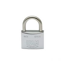 Vorhängeschloss aus rostfreiem Stahl 40. 40mm. mit 2 Tasten. normaler Bogen. Ifam