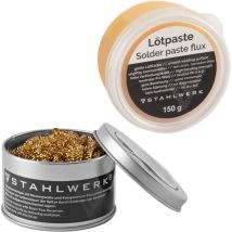 Stahlwerk - Kit d'accessoires de soudage avec nettoyeur de pannes de fer à souder, pâte à souder & pâte à braser