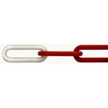 Absperrkette Kunststoff Rot-weiß 6 Mm - Vormann