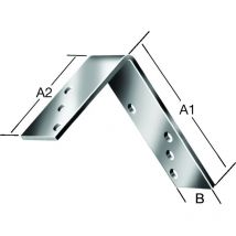 Vormann - Balkenwinkel extra stark, verzinkt 180/120x40x5,0 mm