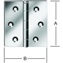 Käntige Scharniere verzinkt 40x40x0,9 mm - Vormann