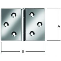 Breite Scharniere verzinkt 80x120x1,8 mm - Vormann
