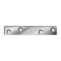 Piastra di giunzione L.100mm P.15mm S.2mm sta zincato blu Vormann Per 100)