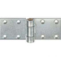 Scharnier Höhe 50 mm Breite 130 mm Stärke 4 mm Stahl blau verzinkt gerollt