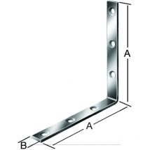 Starkwinkel 140x140x20x5mm Stahl, verzinkt - Vormann