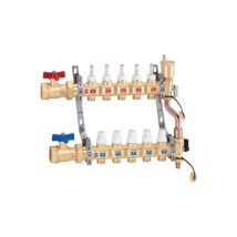 Vormontierter Verteileranschluss 1 1/4 'f, 13 Abgänge 3/4 'm Caleffi 6687O5S1 13 - 1 1/4' f
