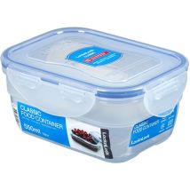 LOCK & LOCK Vorratsdose 550 ml – luftdicht, mikrowellengeeignet, stapelbar – 145 x 110 x 67 mm