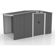 Concept-usine - vosges - Abri de jardin 6.87m2 avec abri bûches