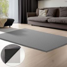 Vounot - Alfombra Moderna para Salón 160x230 cm, Gris