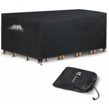 Vounot - Copertura per Mobili da Giardino 420D Oxford, Copritavolo Esterno Copridivano Impermeabile 213x132x73cm