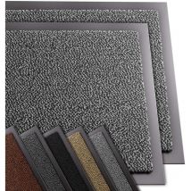 2er-Set Rutschfest Fußmatte Schmutzfangmatte, Läufer Flur dünn Arthrazit 40x60cm - Vounot