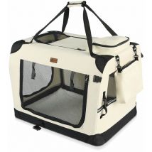 Vounot - Transportín para Perros Bolsa de Transporte Mascotas l Beige