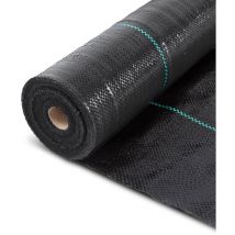 Vounot - Unkrautvlies für Garten 1x50m, Gartenvlies Wasserdurchlässig 100g/m²