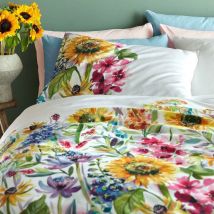 Voyage Maison - Sunflower Summer 100% Cotton Pillowcase Pair Bed Bedroom Bedding