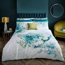 Ashley Wilde - Voyage Maison Wimborne Teal Pillowcase Pair, Cotton 200TC - Multicoloured