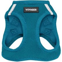 Best Pet Supplies - Voyager Step-in Air Hundegeschirr By All Weather Mesh Step In Vest Harness Für Kleine Und Mittlere Hunde, Türkis, Size L - Brust 