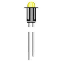 Md-302y Voyant De Signalisation Led Jaune 2.1 V/dc 15 Mcd S877251 - Oshino