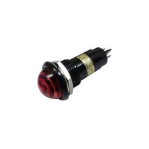 Voyant De Signalisation Led Rouge 12 V/dc – Résine Phénolique – Tête Obturatrice – Montage À Vis Avec Œillets À Souder – Sedeco - Dc 1 Pc