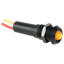 Voyant Led Jaune 24v - Boitier Noir Velleman 24vby
