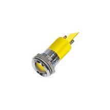 Voyant led lumineux Jaune Rs Pro dia. 22mm, 12V ( Prix pour 1 )