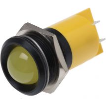Voyant led lumineux Jaune Rs Pro dia. 22mm, 48 65V c.c. ( Prix pour 1 )