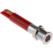 Voyant led lumineux Rouge Rs Pro dia. 8mm, 220V c.a., IP67 ( Prix pour 1 )