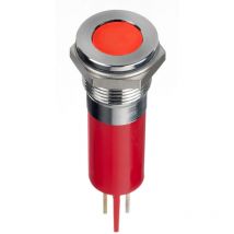 Voyant led lumineux Rouge Rs Pro dia. 12mm, 220V c.a., IP67 ( Prix pour 1 )