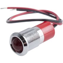 Voyant led lumineux Rouge Rs Pro dia. 14mm, 220V c.a., IP67 ( Prix pour 1 )