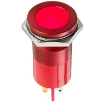 Voyant led lumineux Rouge Rs Pro dia. 22mm, 220V c.a., IP67 ( Prix pour 1 )