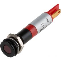 Voyant led lumineux Rouge Rs Pro dia. 8mm, 220V c.a., IP67 ( Prix pour 1 )