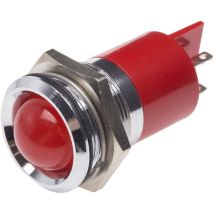 Voyant led lumineux Rouge Rs Pro dia. 22mm, 12V ( Prix pour 1 )