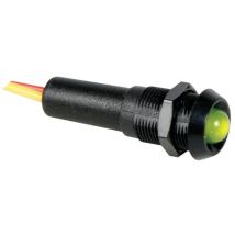 Voyant Led Vert Clignotant 12v - Boitier Noir Seder 12vbfg